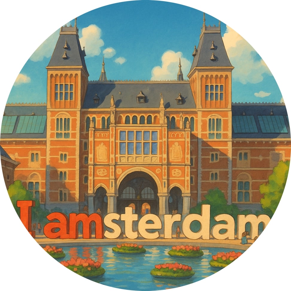 The Rijksmuseum in Amsterdam