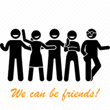 We can be friends!