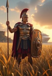 IJmuiden, Castellum Flevum, Legionair